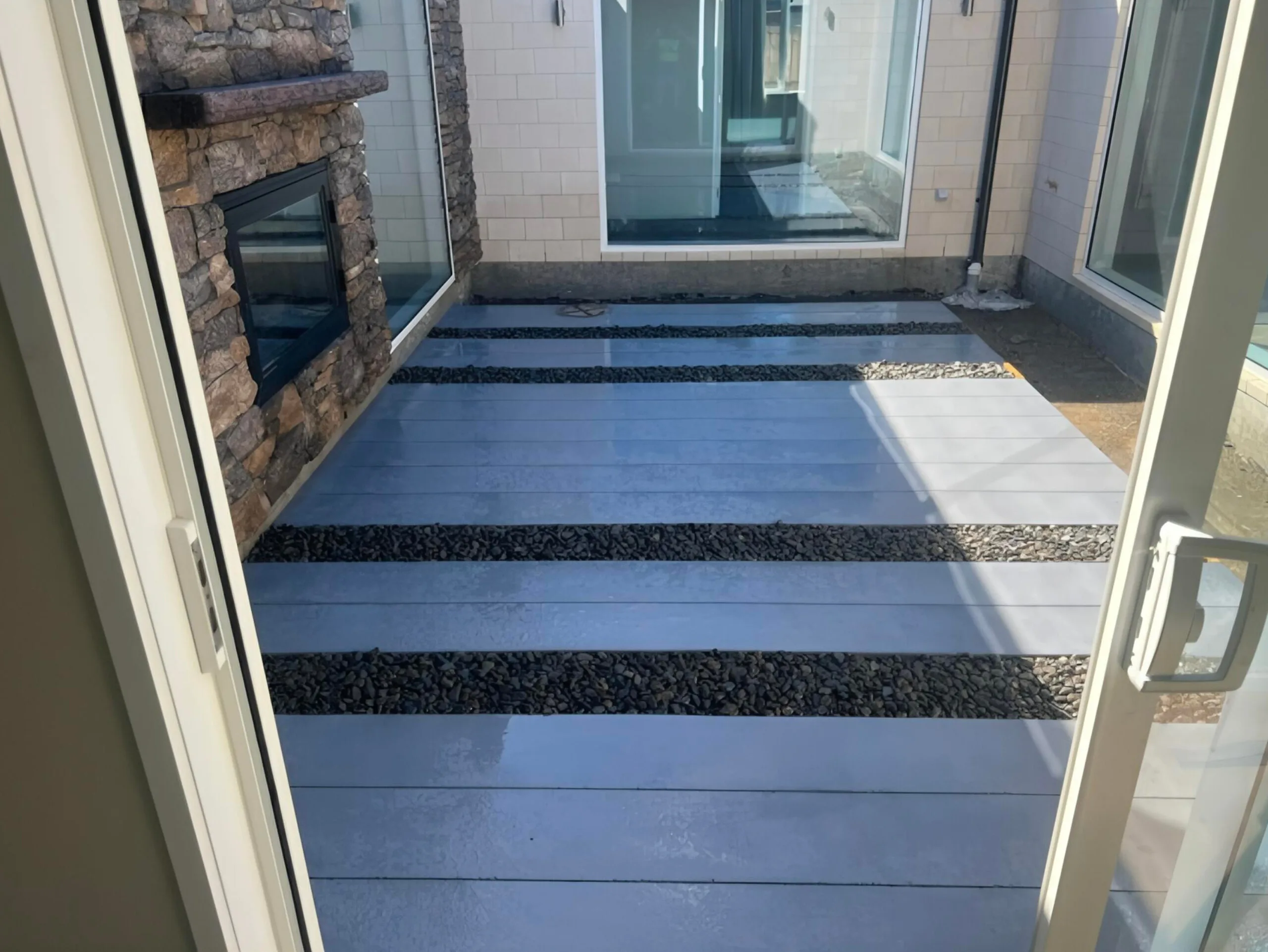Creative patios and saw-cut concrete project