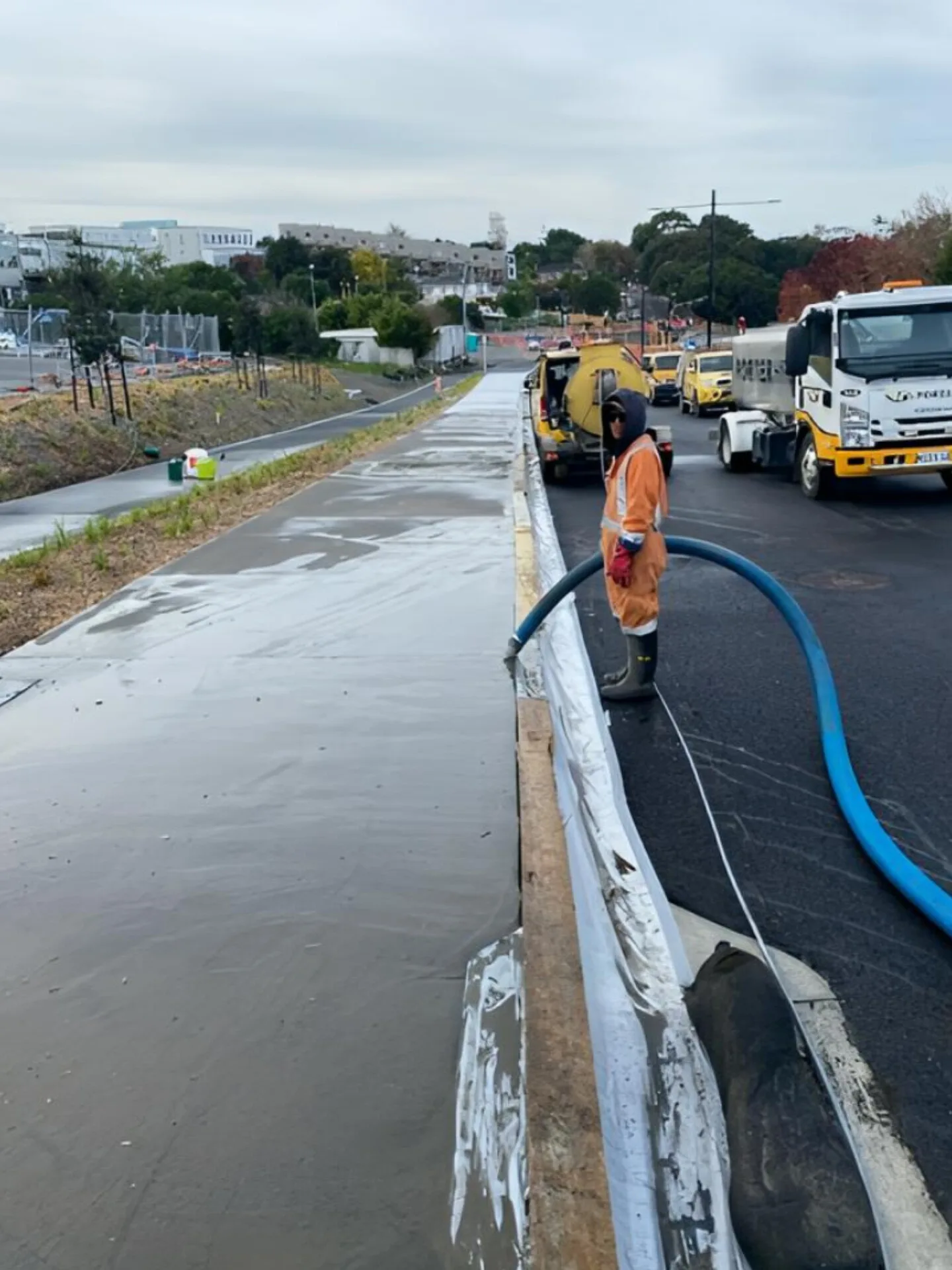Professional kerbing services project